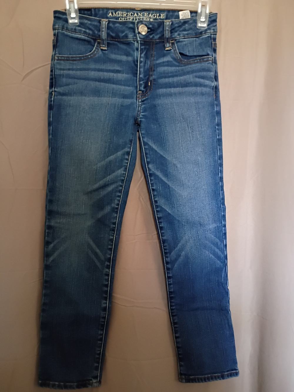 American Eagle Outfitters Skinny Jeans in Medium Blue Denim
